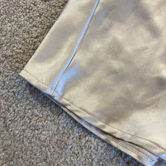 Champagne satin midi dress cowl neck, glam night out new year's - Picture 8 of 10